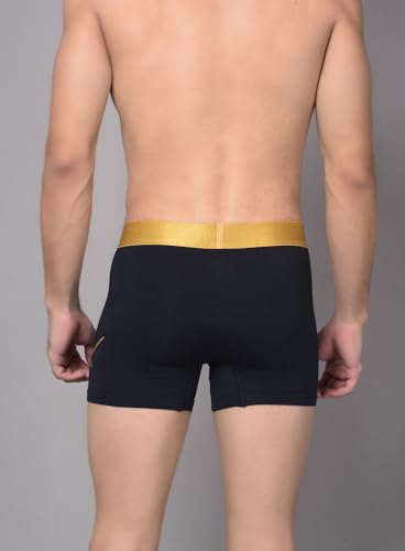 Image of COBB Regular Fit Solid Cotton Premium Trunks for Men Stretchy Fabric, Antibacterial and Microfibre Waistband