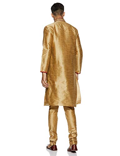 Image of Manyavar Men's Silk Kurta Pyjama