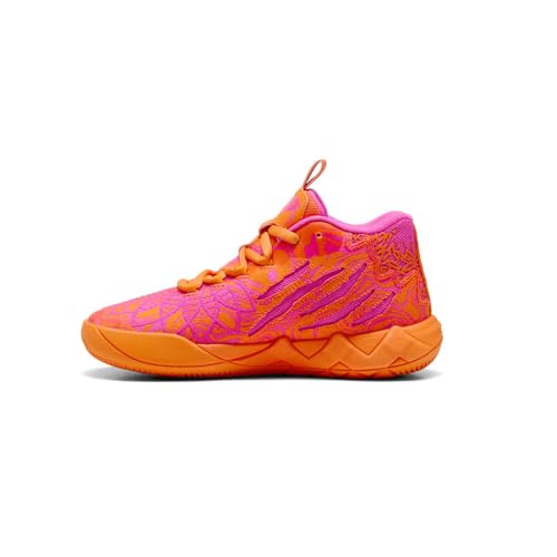 PUMA Kids Boys Mb.01234 Mash-Up Basketball Sneakers Shoes - Orange3