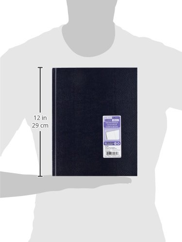 Blueline Executive Notebook With Ribbon Bookmark, 1-Subject, Medium/College Rule, Blue Cover, (75) 11 X 8.5 Sheets #TOP2