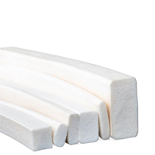 Tira de esponja silicona blanca de 10x30mm para solucionar las filtraciones de agua en las puertas 7