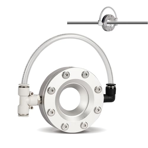 Soplador de cuchillo de aire, aleación de aluminio de 360 grados, limpieza de aire de alta velocidad para secado de tuberías y cables, instalación dividida, compatible con compresor de aire