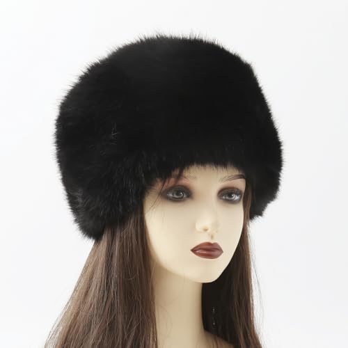 Gorro de piel sintética estilo ruso para mujer miniatura 3