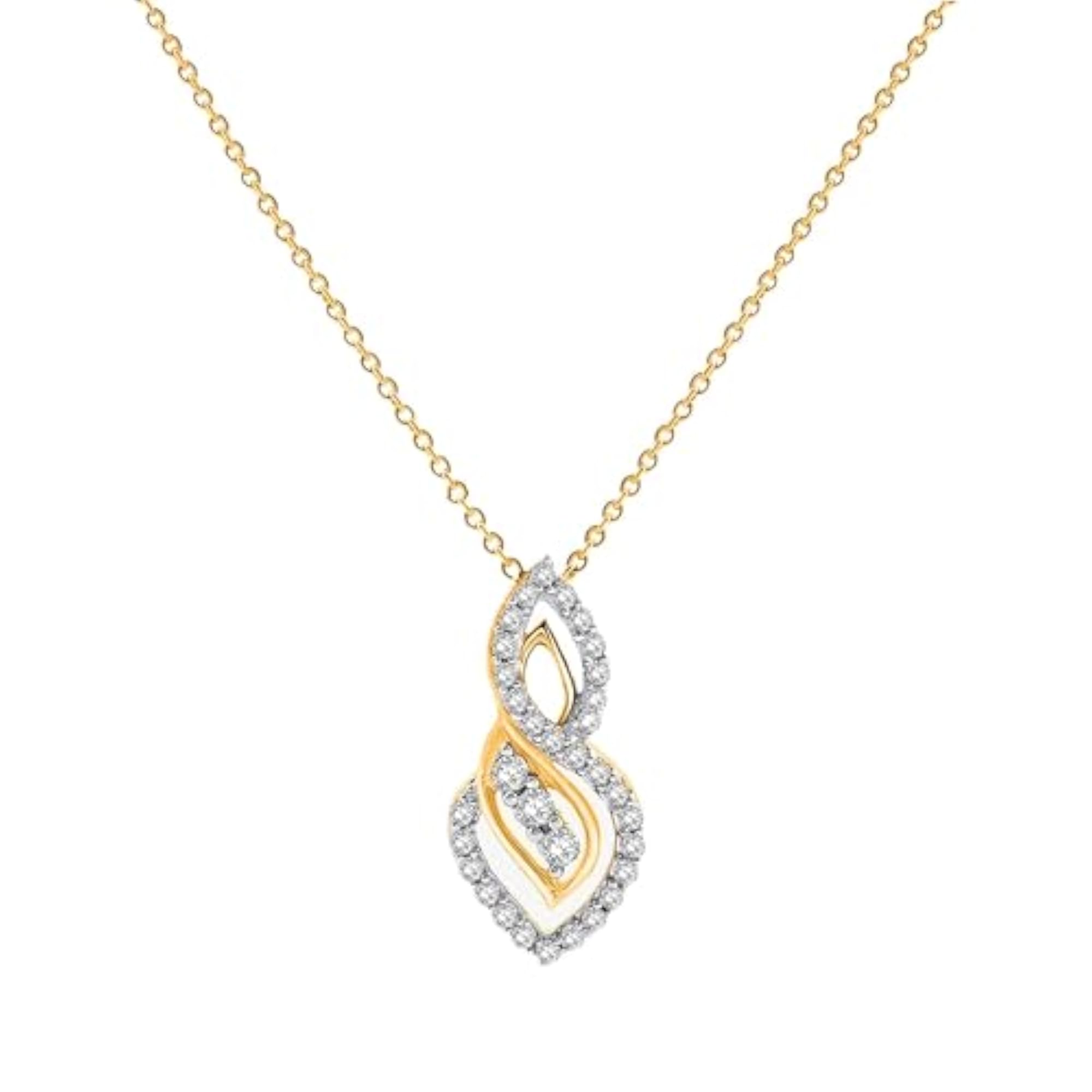 Lab Grown Diamond Pendant For Women, 925 Sterling Silver