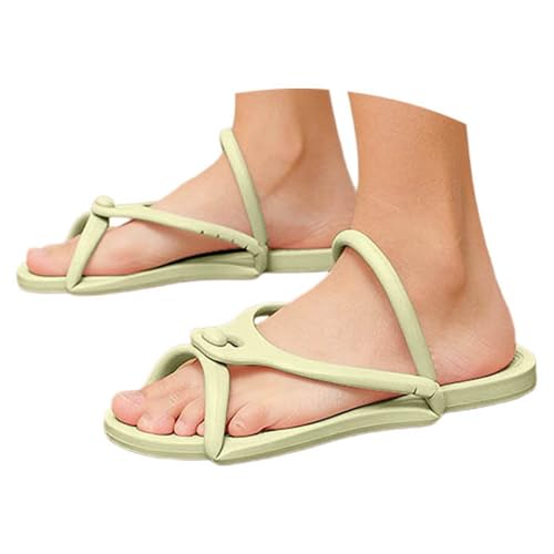 Sandalia de Viaje portátil, Ligera y sin Cordones, Ideal para la Playa, hoteles y cruceros. Estilo Chancla Plana