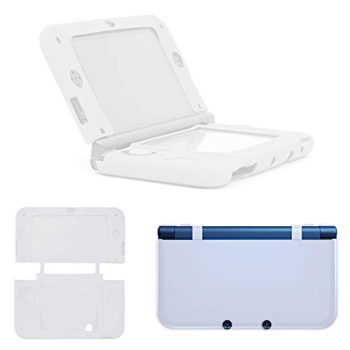 Image of RDFJ Full Cover Protector Anti-Scratch Sillicon Case Accessories for New 3DS XL (White)