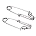 TRANMERCE Stainless Steel Fishing Pin, Proof, Rusts, for Long Line, Surfcasting, Deep Sea Fishing, Freshwater and Saltwater Anglers (3.5 * 125MM)