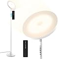 hanaking Floor Lamp, 36W/3600LM Bright Floor Lamp with Remote Control, RGB Color Changing Torchiere Floor Lamp, Stepless Adjust Color Temperatures & Brightness for Bedroom and Play Room, MF30002