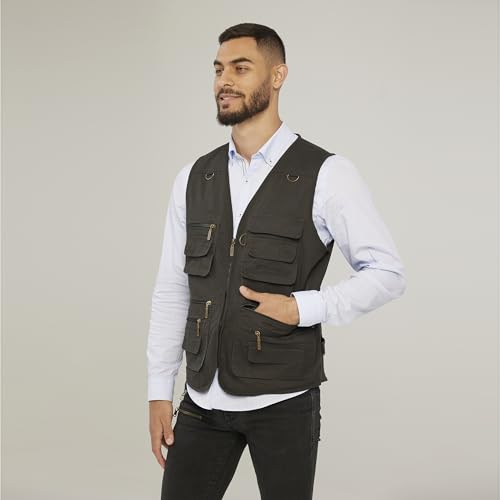 Image of Men's Outdoor Multi Pockets Cargo Travel Camera Fishing Safari Utility Vests
