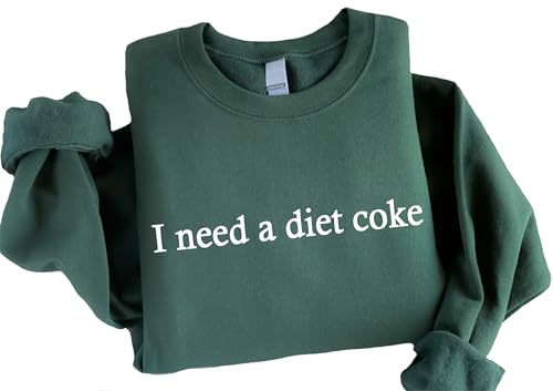 K&E FASHION I Need a Coke Funny Sweatshirt - Casual & Comfy Unisex Design - Gift Idea