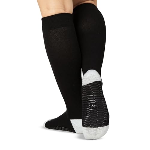Image of Wellow Knee High Compression Socks for Men & Women, 18-25 mmHg, Bamboo Viscose, Swelling Relief