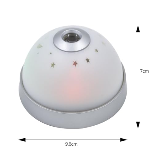 Cisixin LCD-Uhr, Bild, Projektion, digital, Snooze, Wecker, bunt, LED, wechselnder Stern, Sternenhimmel, Projektor