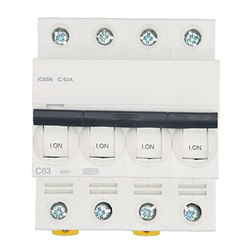 Disjoncteur 4P AC 400V 16A pour tableau électrique de maison - 8