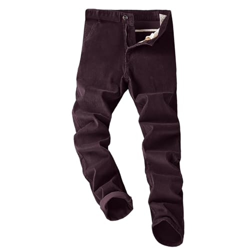 Pantalon de travail en velours côtelé homme coupe droite