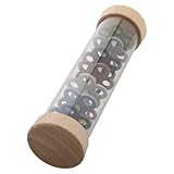 Alasum Instrument Musical Cognitif pour Garçon Fille Faiseur De Pluie avec Sons Réalistes Jouet Éducatif De Développement Sensoriel Pastel pour Garçon Fille Crèche Et Éveil Musical