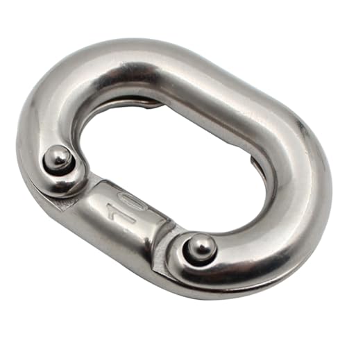 Kangnice 1Piece Marine Grade C Link Split Connectings Ship Anchors Chain Link 316 Steels Chain Link Connector