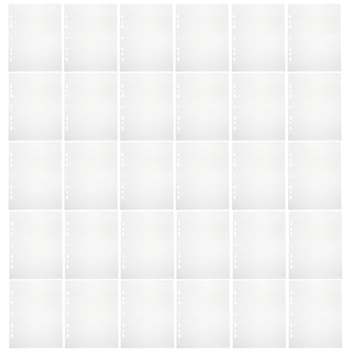 Rangement de documents efficace grâce aux 80 feuilles transparentes pour classeur