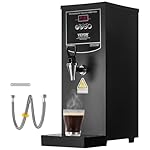 VEVOR Commercial Water Boiler, Electric Hot Water Dispenser with 316 Stainless Steel Heating Tube, 1500W Step-by-step Fast Heating 50L per Hour Hot Water Boiler, for Coffee Tea Restaurant Office