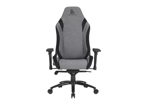 Sillas Gaming Tela Color Gris Marca Nfortec