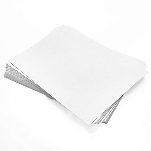 Crystal White Card Stock - 11 x 17 Stardream Metallic 105lb Cover, 25 Pack