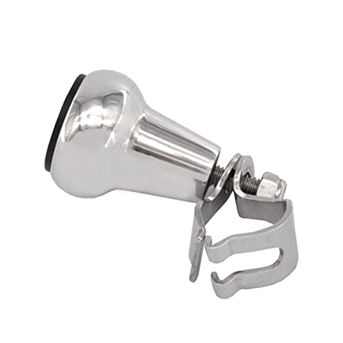 Jt-Hlm Marine 316 Stainless Steel Boat Steering Wheel 3/4 Inch Maneuvering Knob Control Spinning Knob #TOP2