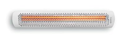 Bromic Tungsten Smart Heat 4000W Electric Patio Heater – Dual Element Infrared, 220V-240V, White Finish – BH0420012
