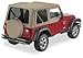 Bestop 5112433 Dark Tan Replace-A-Top for OEM Hardware - Jeep 1997-2002 Wrangler