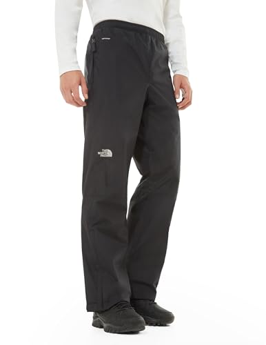 THE NORTH FACE - Pantalones Resolve para Hombre - Pantalones Impermeables de Trekking, Negro, M