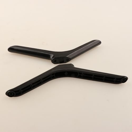 Image of TV Stand Legs | Sturdy Table Top TV Pedestal Base | Universal Support for 24-32 Inch Televisions | Durable PP Material, 19cmx5cmx1.6cm