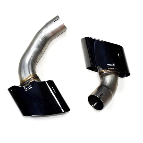 Silencieux pour BMW X5 F15 28i 35i, embout d'échappement noir élégant en acier inox 304