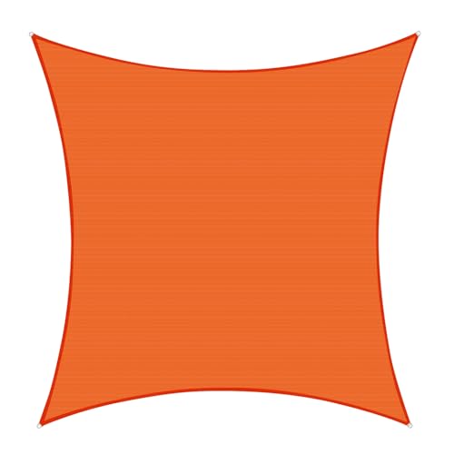 INFRANGE 19' x 21' Rectangle Sun Shade Sails Canopy UV Block for Patio Deck Pergola Yard Lawn Outdoor Activities (Orange)