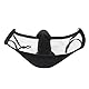 ALMYMM Fetisch Maske mit Abnehmbar Penis Knebel Mund Extrem,Masken mit Silikon Realistischer Dildo Mouth Ball Gag BDSM Mundknebel,Bondage SM Erotik Sexspielzeug für Erwachsene Paar Männer Frauen