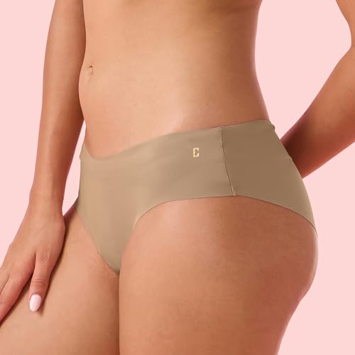 Image of Enamor Innovations Invisi, All Day Comfort, Low Waist Bikini Panty for Women - No Visible Panty Lines, Sweat Wicking, Free Cut, Regular Coverage - PB40