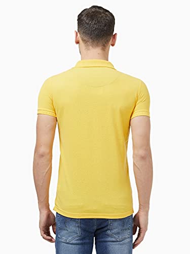 Image of Status Quo Men's Polo T-Shirt | Rich Cotton Blend | Slim Fit | All Day Comfort | Contrast Inner Placket | Polo Collar