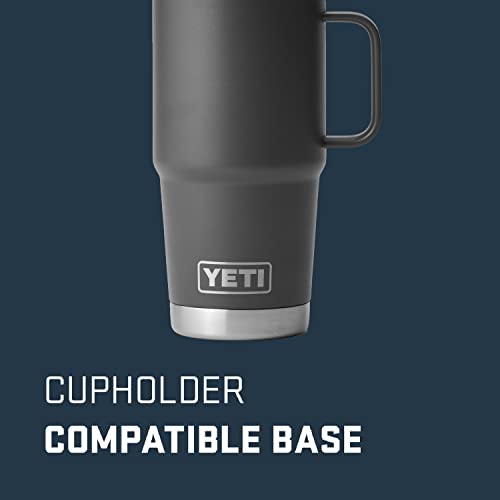 Image of YETI Rambler 20 oz Travel Mug, Stainless Steel, Vacuum Insulated with Stronghold Lid