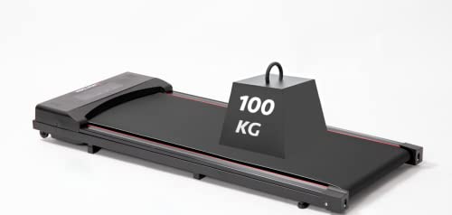 Laufband Walking Pad Gewicht 100 kg 0.75 PS 1-6km/h Ultraflach Walking Pad Unter dem Schreibtisch – Bild 4