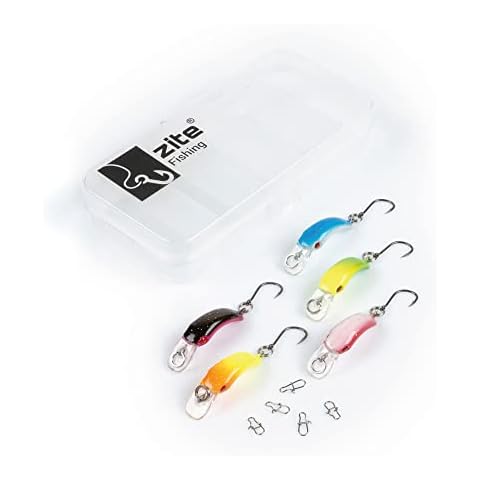 Zite Fishing Forellen-Wobbler Set - Angelköder Langsam Sinkend 3,9cm 1,5g Cover