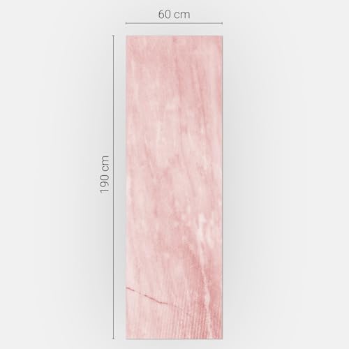 Alfombrilla magnética rectangular acabado mate con delicado patrón de mármol 5