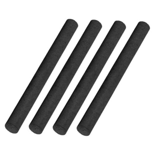 FUNNETOYU 4pcs Graphite Rods Carbon Sticks High Conductivity Heat-Resistant for Lab Experiments and Industrial Applications