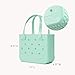 BOGG BAG Bitty Small Tote – 11” x 8.5” x 4.5” – Durable, Washable, Tip-proof – Beach, Pool, Boat, Work, Sports (Sea(foam) Shimmer)