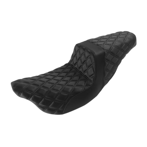 Selle Moto Passager Conducteur Premium Cuir Look pour Road Glide et Touring 2009-2023