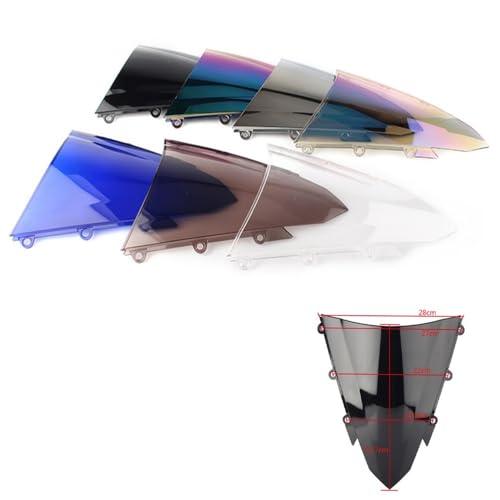 Pare-brise double bulle CBR500R déviation vent 2016-2018