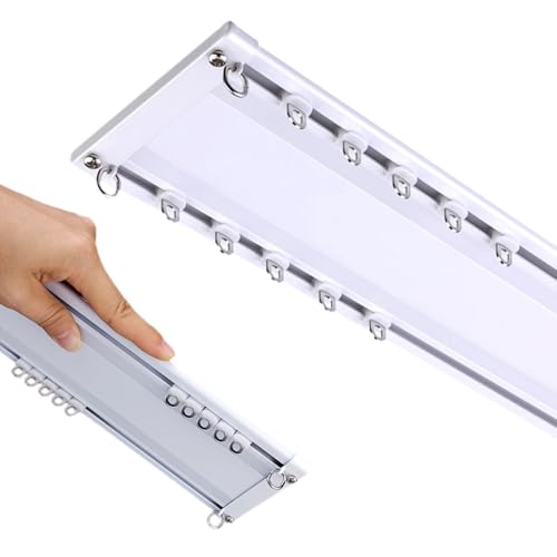 Techo de aluminio TracAdjustable Room Divi para el hogar y la oficina, sistema de deslizamiento suave, fácil instalación y soluts para espacio