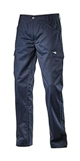 Pantalone da Lavoro Cargo Multistagione con Elastico in Vita Diadora Utility Art. Pant Level Cargo Colore Blu (EU L)