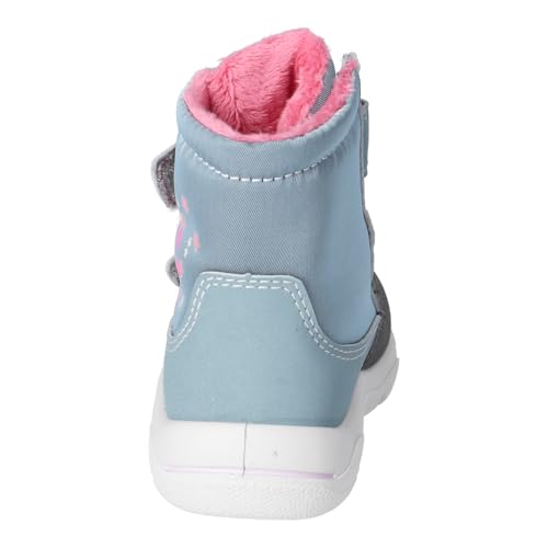 RICOSTA Milena Girls' Winter Boots - Learn to Walk, Medium Width Loose, Sympatex, Vegan, Arctic 130, 24 EU3