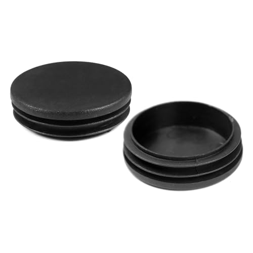 MroMax 2pcs 100mm Cap End, Pipe Cap Round Ducting Cap Land Drain End Cap, Blanking Cap for Soil Pipe