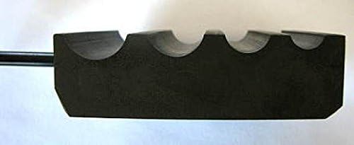 Lampwork, Beadmaking 4 Slot Round Graphite Shaper