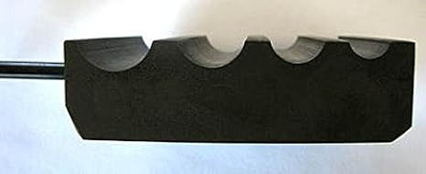 Lampwork, Beadmaking 4 Slot Round Graphite Shaper