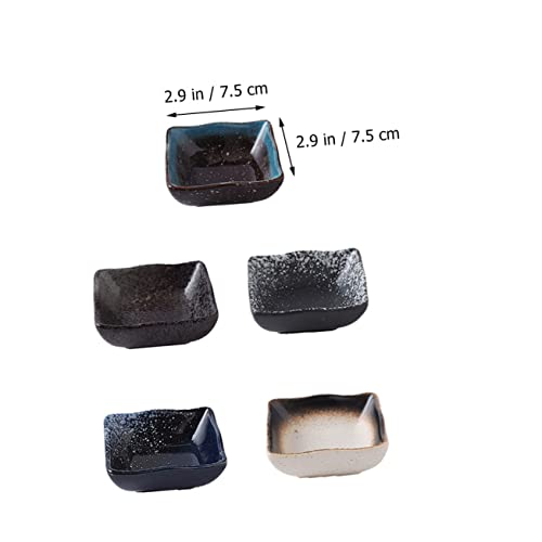 Platos de sushi cerámicos snack 5 piezas miniatura 4