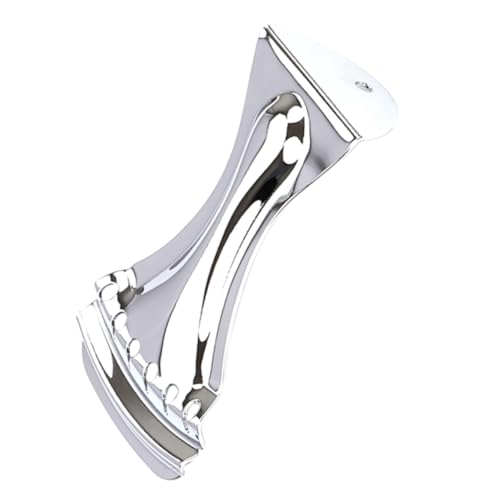 Levemolo Guitar Bridge Tailpiece Replacement Chrome Fixed Tailpiece for 6 String Resonator Guitar Supplies